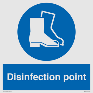 Disinfection point